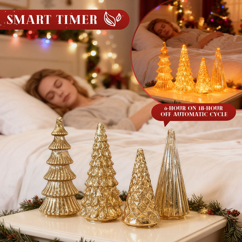 🎄 Goldener Glanz: 5 Beleuchtete Weihnachtsbäume für die perfekte Weihnachtsstimmung ✨