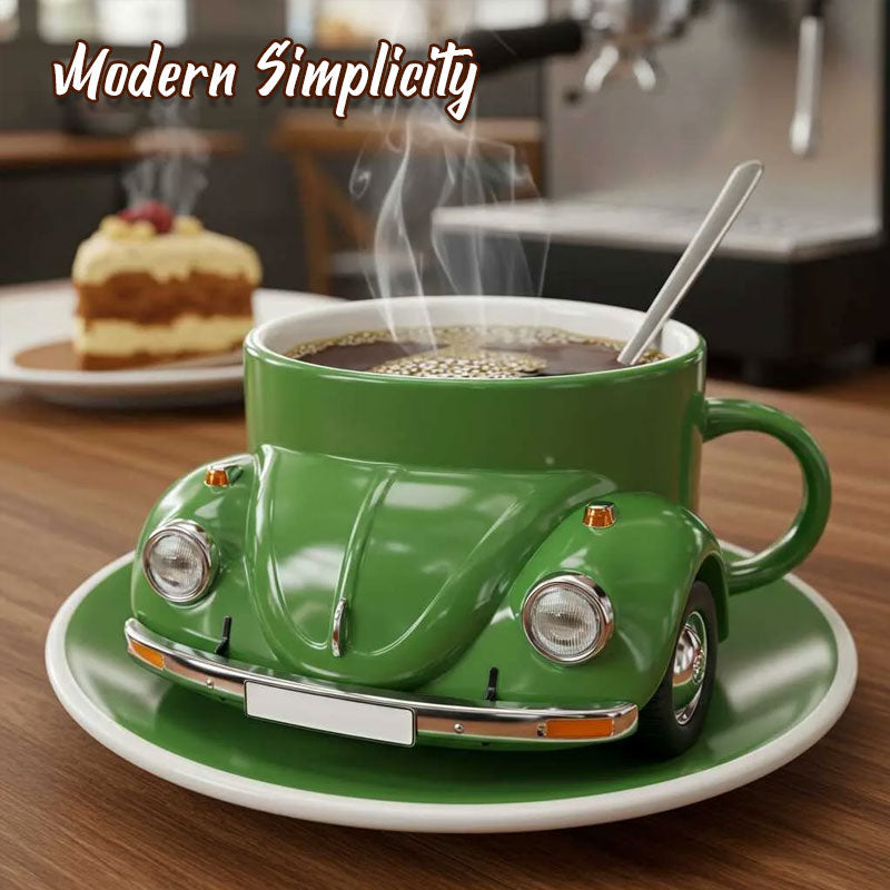 Nostalgische Käfer Kaffeetasse