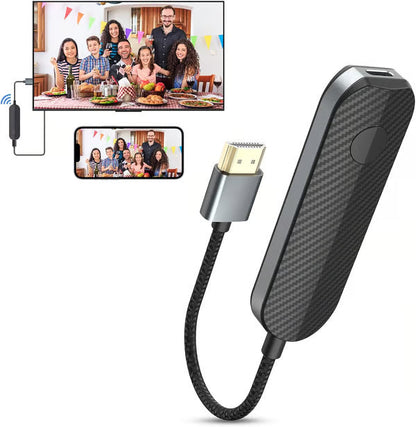 wirelessly HDMI Adapter 📲 iPhone iPad auf TV Spiegeln | Full HD 1080P Streaming Stick (Plug & Play) 📺