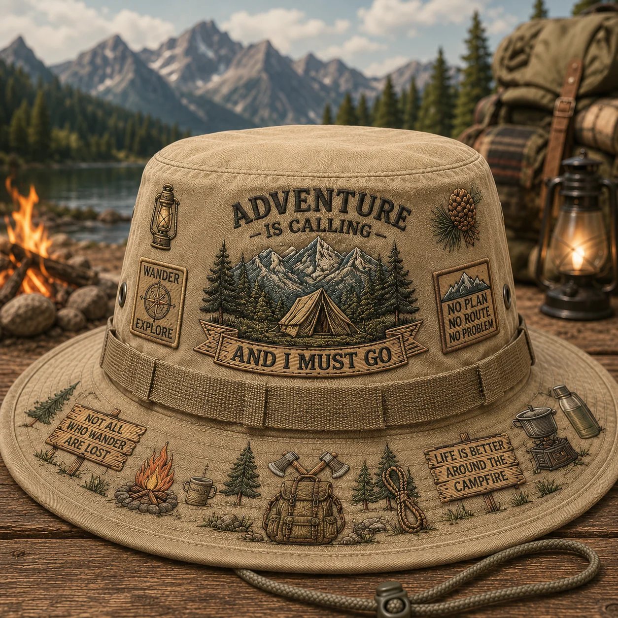 🏕️ "Adventure Is Calling" – Dein robuster Begleiter für unvergessliche Tage in der Natur 🌲