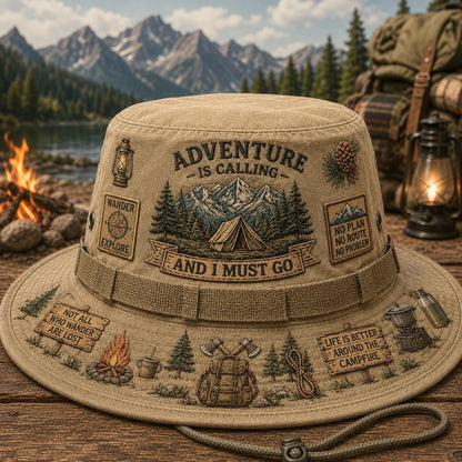 🏕️ "Adventure Is Calling" – Dein robuster Begleiter für unvergessliche Tage in der Natur 🌲