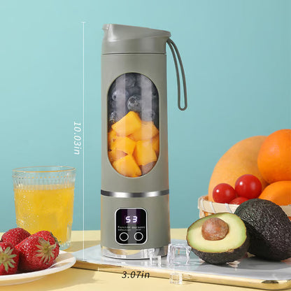 🚀 USB Standmixer To Go 🥤 | Digitales LED-Display | Auslaufsicherer Kompakt-Blender für Smoothie & Shake 🔒
