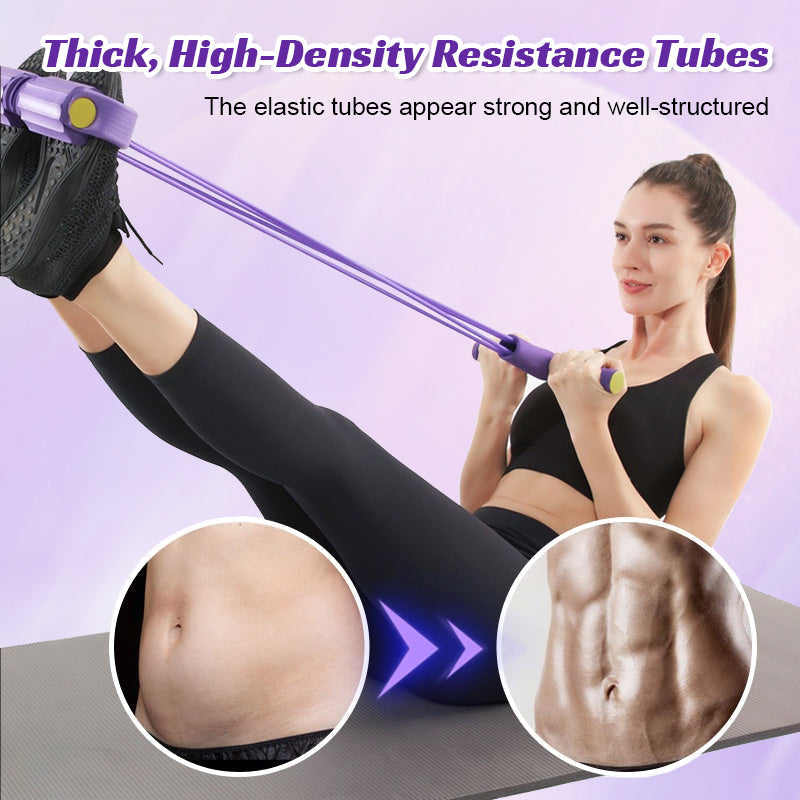 Premium Pedal-Widerstandstrainer – Bauch- & Ganzkörpertrainer für Zuhause 🧘‍♀️