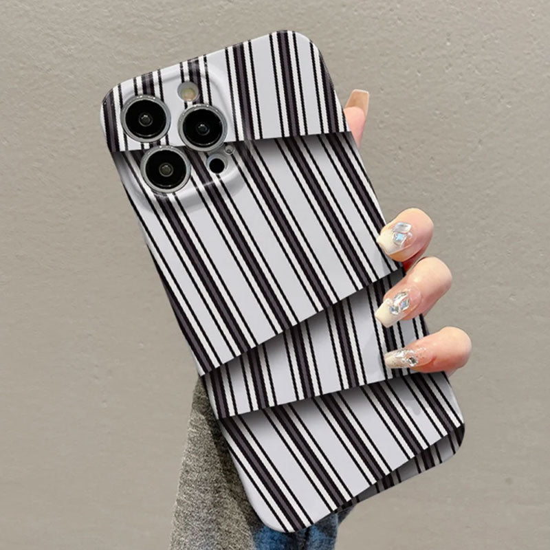 🌈Telefonhülle mit farblich kontrastierenden Streifen📱