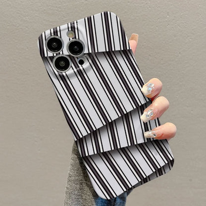🌈Telefonhülle mit farblich kontrastierenden Streifen📱