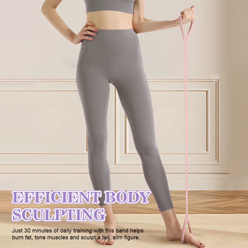 8er-Fitnessband mit Noppen-Struktur | Verstärkt für Rücken & Schulter ✨