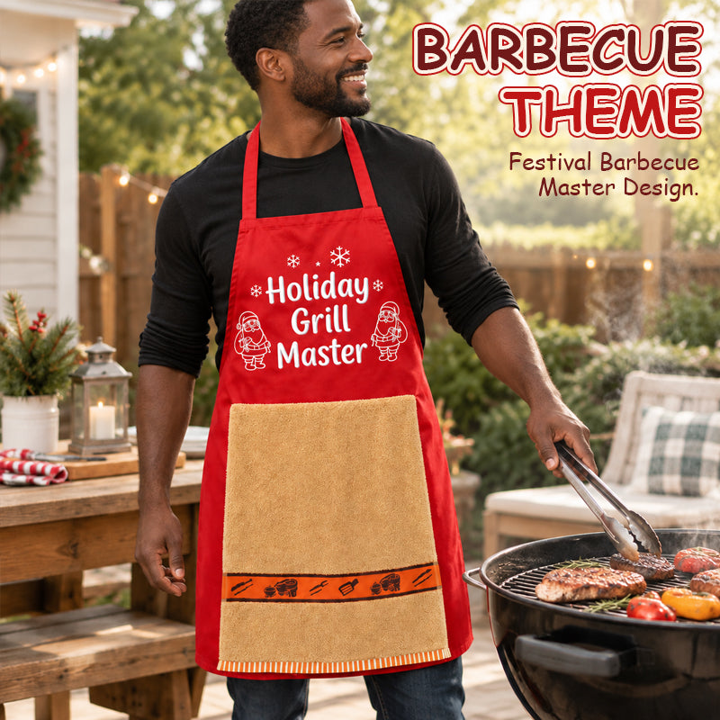 Das genialste Weihnachtsgeschenk für Hobbyköche: Die kultige "Holiday Grill Master" Schürze