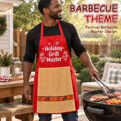 Das genialste Weihnachtsgeschenk für Hobbyköche: Die kultige "Holiday Grill Master" Schürze
