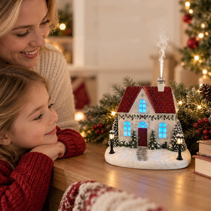 Ein Weihnachtsmärchen für Zuhause: Der beleuchtete Kamin-Diffusor für magische Winterabende
