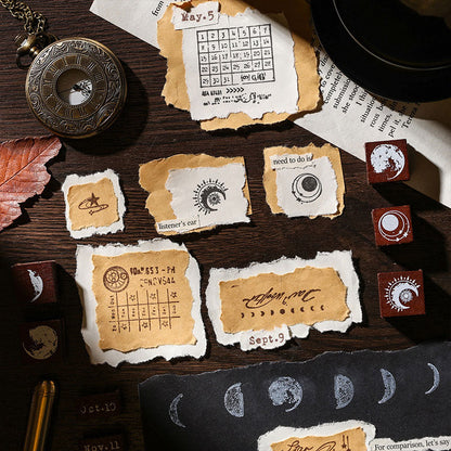 ✨ Holz Kalender Notizbuch Stempel - Die ultimative personalisierte und einfache Methode