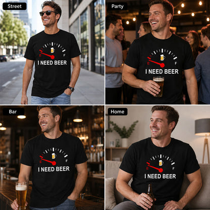 🍻 Akku leer? Zeit für ein kühles Blondes! Das ultimative Feierabend T-Shirt ⛽