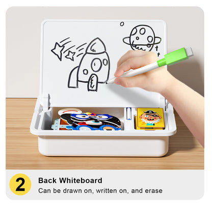 💥 50% BLACK FRIDAY DEAL! 🧩 Magnetisches Gesichter Puzzle | Kreatives Lernspielzeug 👶