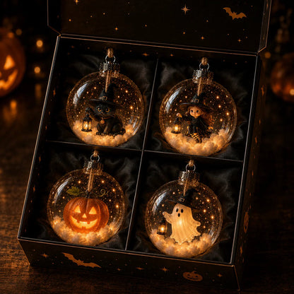 Magisches Halloween-Leuchten: Premium Miniatur-Deko-Set