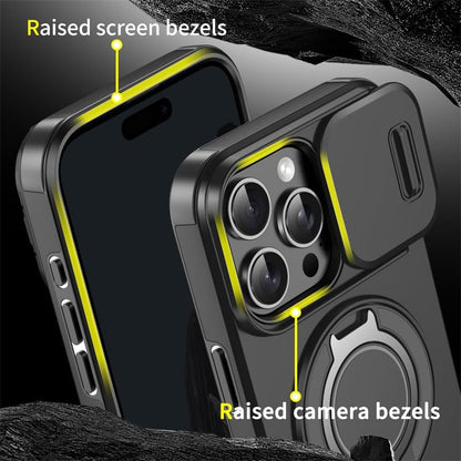 🍎🔄 iPhone Panzerhülle: Mit 360° Stativ-Ring & Schiebbarer Kamera-Abdeckung 📸