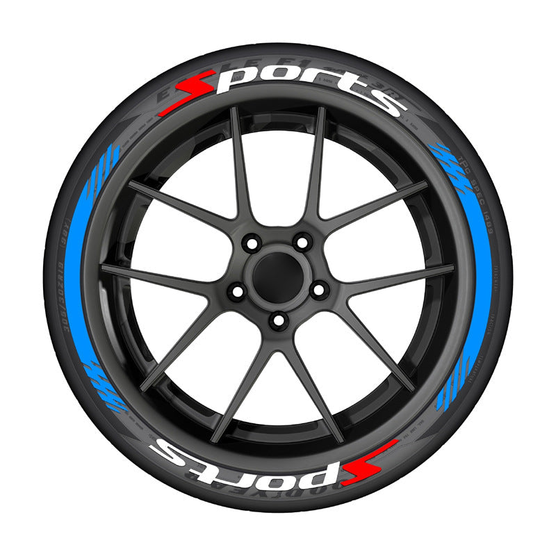 🏎️ 3D Reifenaufkleber Set — Verleihen Sie Ihren Reifen sofort den ultimativen Rennsport-Look! 🔥
