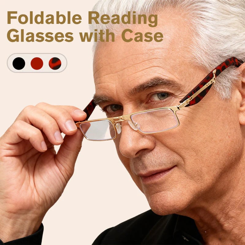Faltbare Lesebrille mit Blaulichtfilter ✨ Kompakt & Federleicht 👓