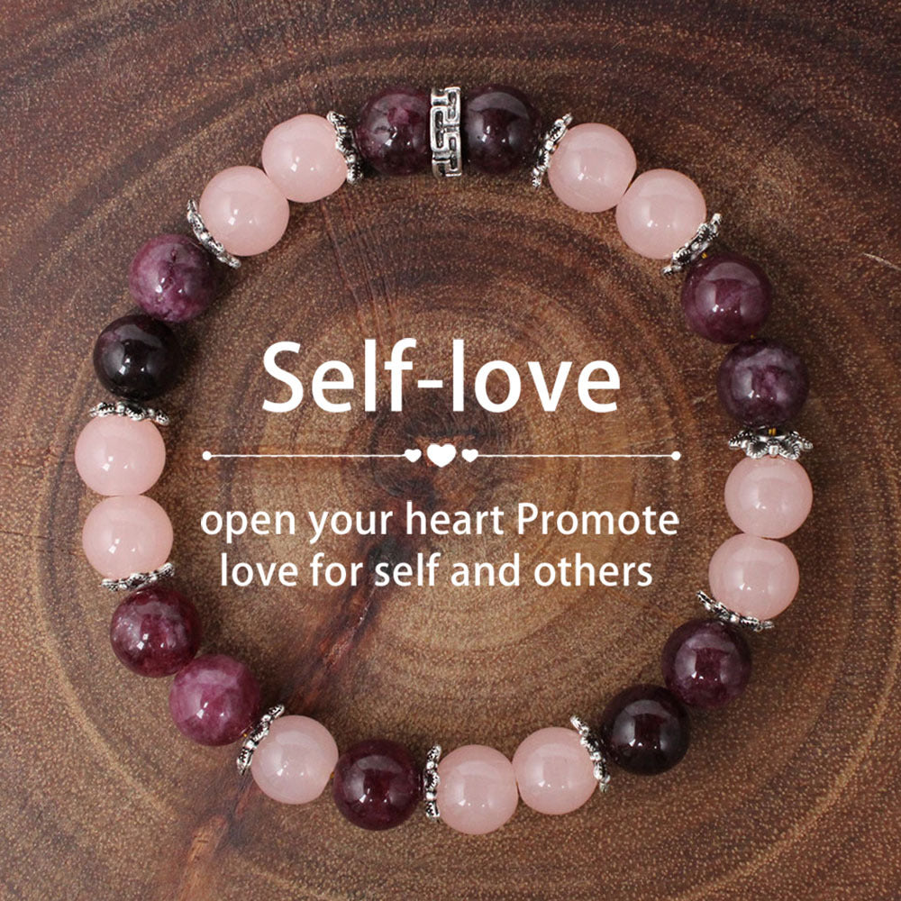 🎁 Handgemachtes Naturstein Armband – Energie, Schutz & Balance (Geschenkidee) 🌿