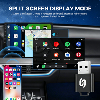 2-in-1 Wireless Auto-Adapter: Kabelloser Komfort für CarPlay & Android Auto 📡🚘