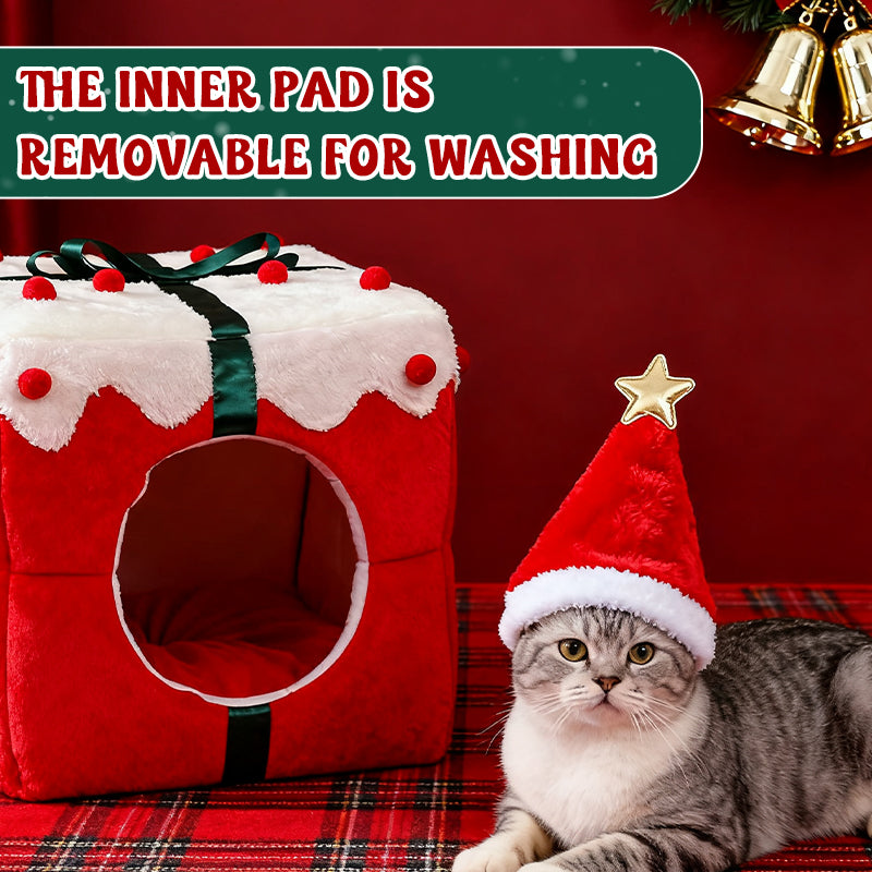 🔥 50% VOR-WEIHNACHTS-SALE! 🎁 | Warmes Haustierhaus 🐾 | Kuschelig & Für Katze & Hund 🎄
