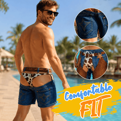 Sieht aus wie Jeans, schwimmt wie Badehose: Fake-Denim Swim Shorts 😎