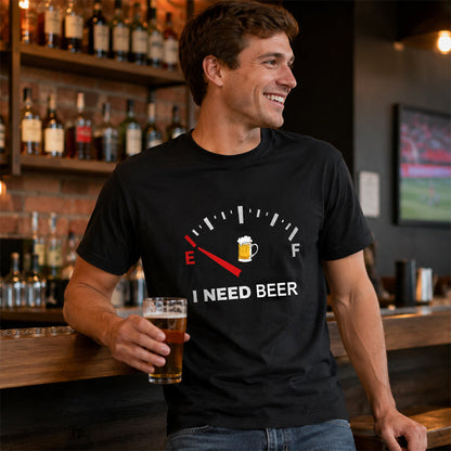🍻 Akku leer? Zeit für ein kühles Blondes! Das ultimative Feierabend T-Shirt ⛽