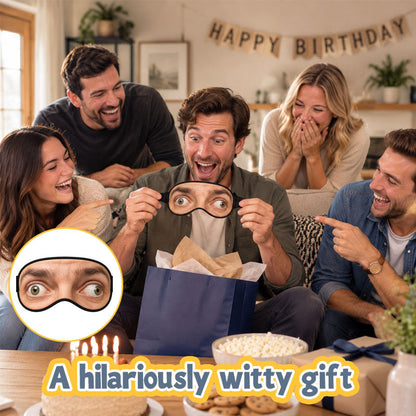 Der absolute Party-Brüller: Die witzige Schlafmaske, mit der Sie schlafen und trotzdem hellwach wirken!