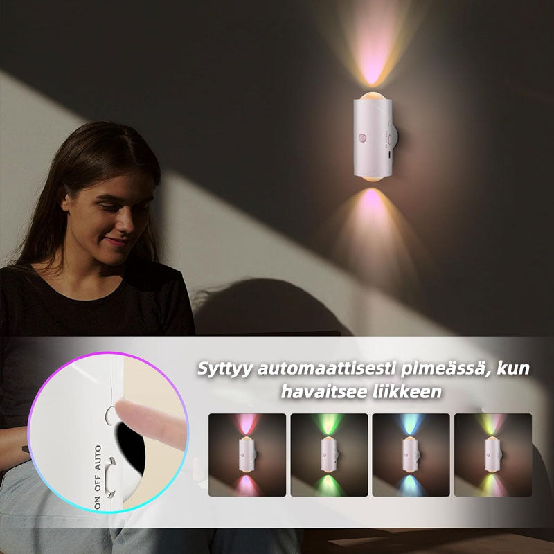 💡 Magnetische Aufladbare Doppel-Wandleuchte | Intelligente & Energieeffiziente Haushaltsbeleuchtung