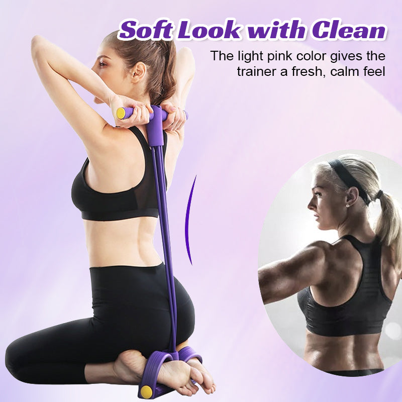 Premium Pedal-Widerstandstrainer – Bauch- & Ganzkörpertrainer für Zuhause 🧘‍♀️