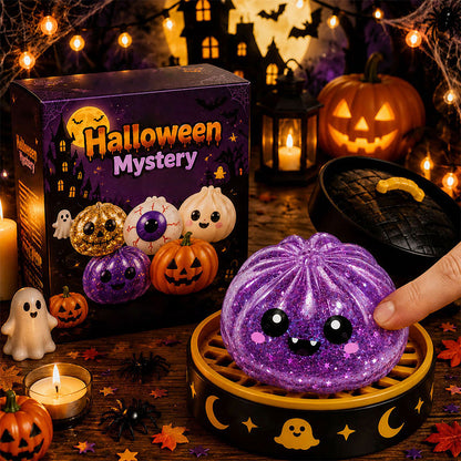 👻 Premium Halloween Knautschspielzeug — Wunschmodell wählen (Keine Blindbox)! 👁️