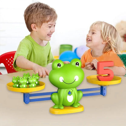 Nie wieder Mathe-Frust! 🐸 Die spielerische Lernwaage für kleine Mathe-Genies 🧩✨