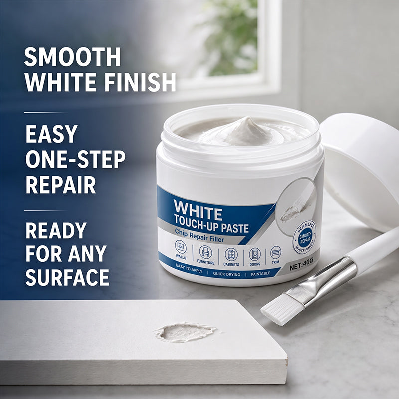 Möbel wie neu in 2 Min! Profi-Reparaturpaste für Weiße Oberflächen