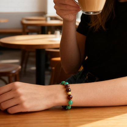 🎁 Handgemachtes Naturstein Armband – Energie, Schutz & Balance (Geschenkidee) 🌿