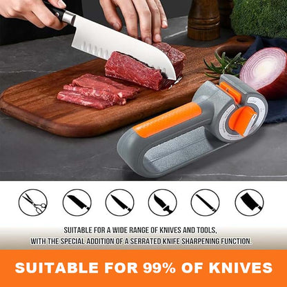 💥 50% BLACK FRIDAY DEAL! 🔪 | 6-in-1 Profi-Messerschärfer ⭐ | Schärft Messer & Scheren