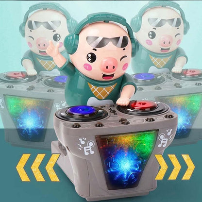 Tanzendes DJ-Schwein 🐷 Musik Licht & Disco-Beats 🎶✨