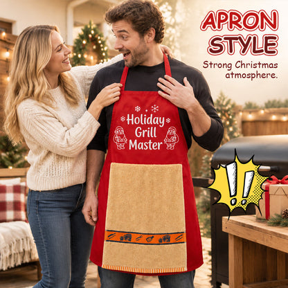 Das genialste Weihnachtsgeschenk für Hobbyköche: Die kultige "Holiday Grill Master" Schürze