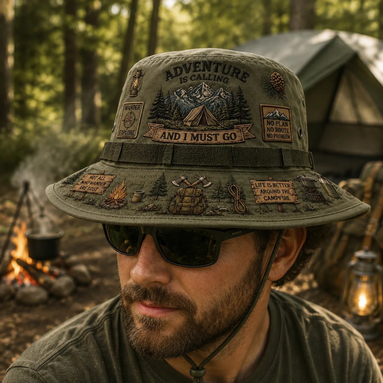 🏕️ "Adventure Is Calling" – Dein robuster Begleiter für unvergessliche Tage in der Natur 🌲