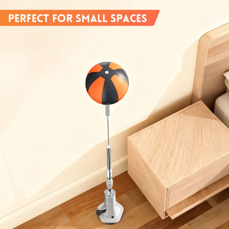 💥 50% BLACK FRIDAY DEAL! 🥊 Standboxsack mit Speedball ⭐ | Verstellbar & Geräuscharm | Starker Saugnapf 🏠