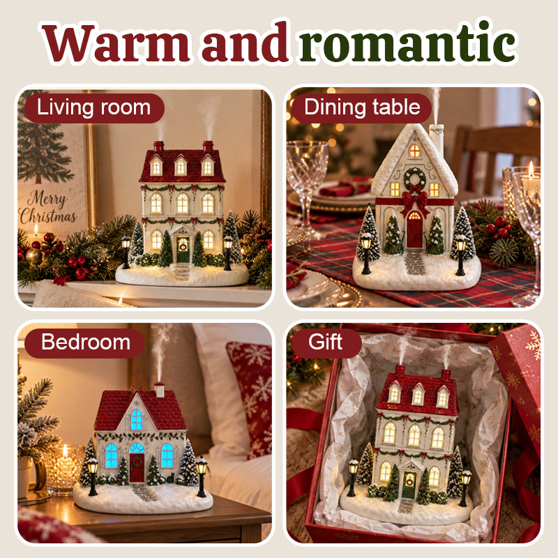 Ein Weihnachtsmärchen für Zuhause: Der beleuchtete Kamin-Diffusor für magische Winterabende