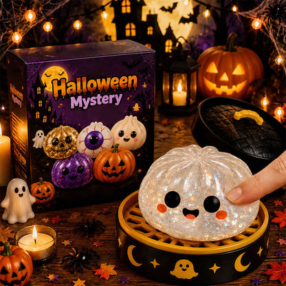 👻 Premium Halloween Knautschspielzeug — Wunschmodell wählen (Keine Blindbox)! 👁️
