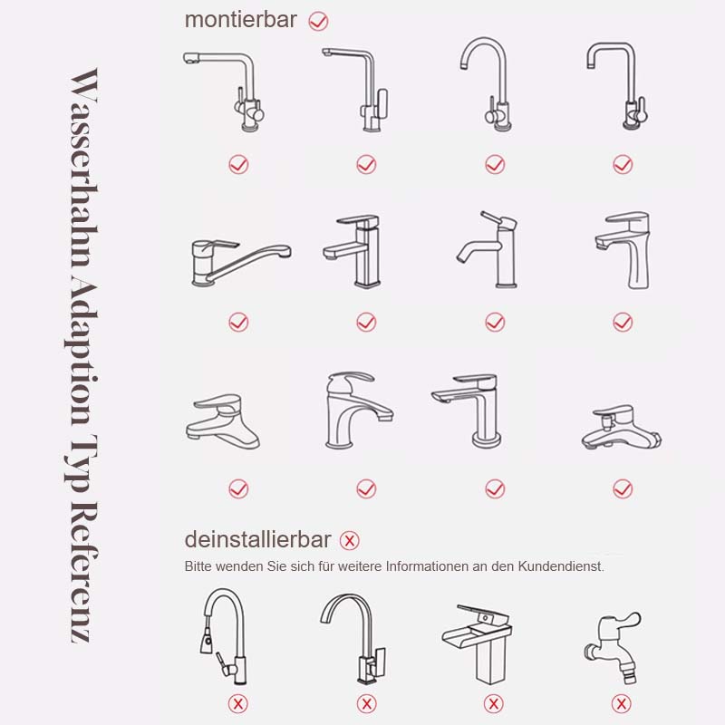 🌟 Versteckbarer Magnetischer Auszieh-Wasserhahn-Erweiterer — Mach deine Küche und dein Badezimmer einfach sauberer und praktischer! ✨