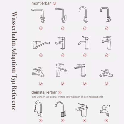 🌟 Versteckbarer Magnetischer Auszieh-Wasserhahn-Erweiterer — Mach deine Küche und dein Badezimmer einfach sauberer und praktischer! ✨