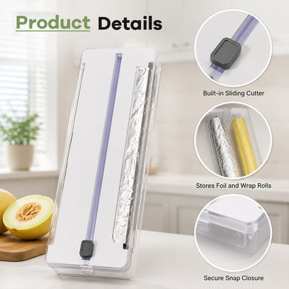 ✂️ Schluss mit verknitterter Folie! Smarter Folien-Dispenser mit Klinge 🍳