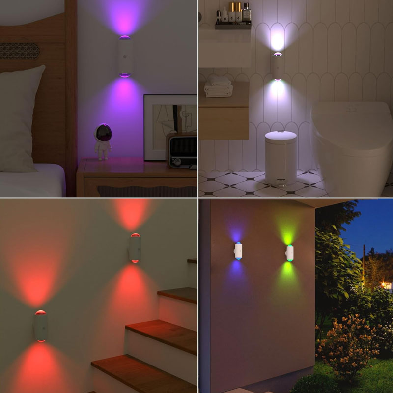 💡 Magnetische Aufladbare Doppel-Wandleuchte | Intelligente & Energieeffiziente Haushaltsbeleuchtung