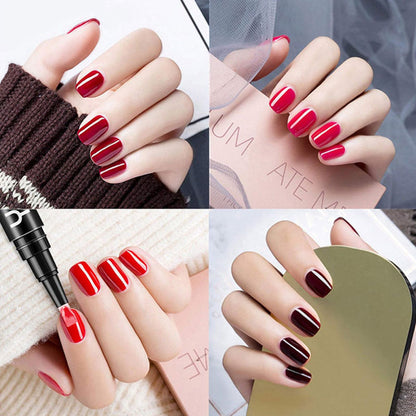 💅✨ 3-in-1 Gellack-Stift: Grundierung + Farbe + Versiegelung in Einem! | Schnelle Maniküre