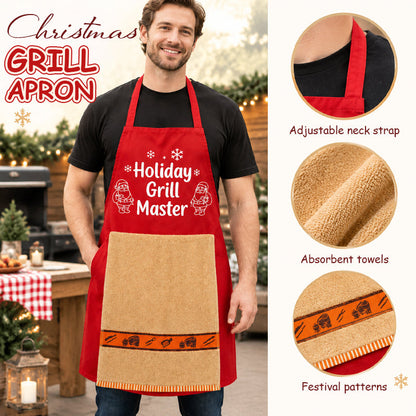 Das genialste Weihnachtsgeschenk für Hobbyköche: Die kultige "Holiday Grill Master" Schürze