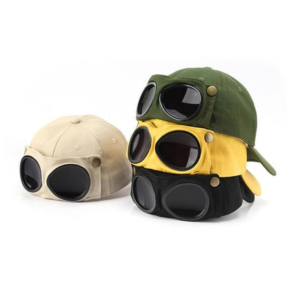 🕶️ Töffer Aviator Caps mit Brillehalter — Endlich Nie Wieder die Sonnenbrille Suchen! 🧢