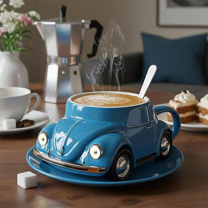 Nostalgische Käfer Kaffeetasse