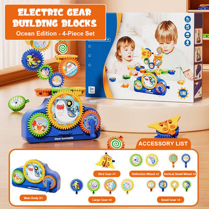 Winter-Sale 🔥 30% Rabatt: Elektro Getriebe-Bausteine Set I STEM Spielzeug 🧠