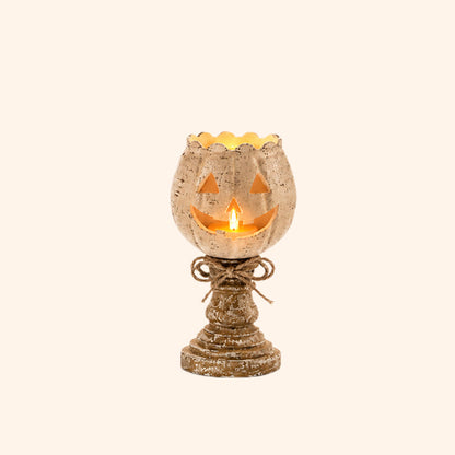 🕯️ Hol dir die gemütlichste Herbststimmung nach Hause: Kürbis-Kerzenhalter 🎃