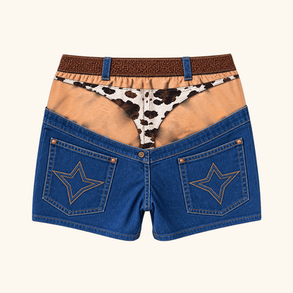 Sieht aus wie Jeans, schwimmt wie Badehose: Fake-Denim Swim Shorts 😎